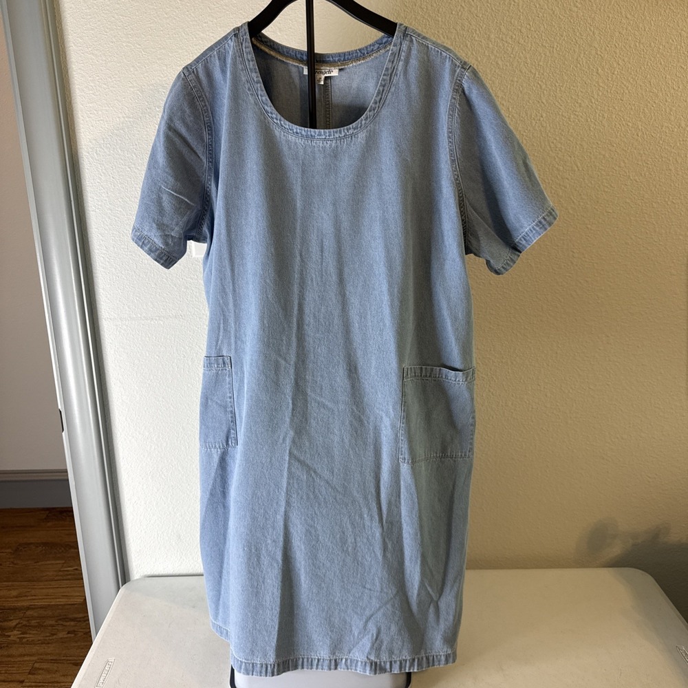 Serengeti Woman's Two Pocket Jean Dress Size 2XL New